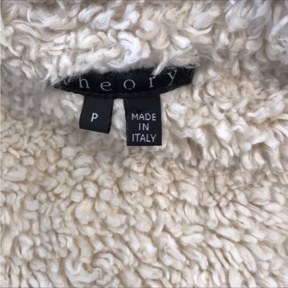 Theory Coat With Faux Shearling - Picture 5 of 6